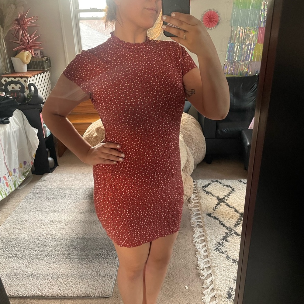 Tight floral dress